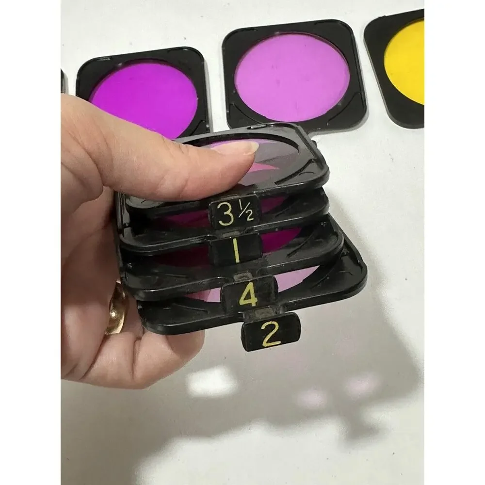 Vtg Kodak Polycontrast Filter Kit Camera Filters Total 8 Filters See‎ Photos